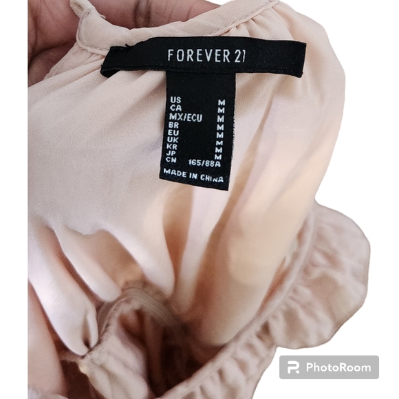 Forever 21 Powder Pink dress SZ M - Picture 4 of 4